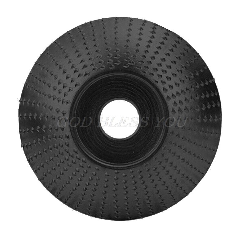 Woodworking Angle Grinder Disc Tool Grinding Wheel Carbide Wood Sanding Carving: Black Arc