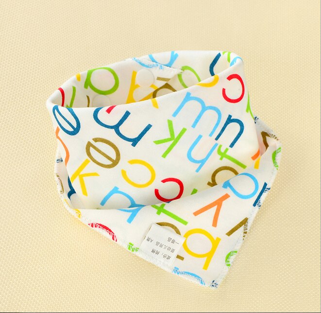 1 stuk baby kinder boerdoeken unisex voeding speeksel handdoek kwijl driehoek bandana slabbetjes sjaal spullen: A