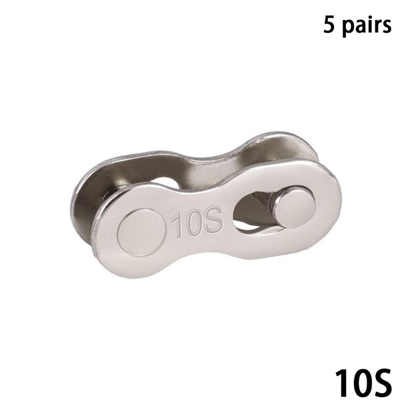 5 Pair Bike Chain Quick Link Mountain Bicycle Bike Chain 10 11 Connector For 6 Connecting 8 7 Speed Quick Link Master 9 Mis C5R3: 10