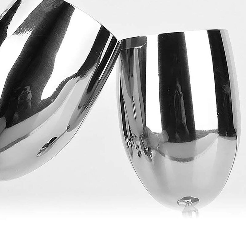 Stainless Steel Glass Satin Finish Unbreakable Red Wine Glass