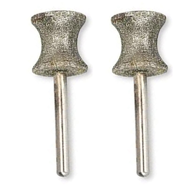 2 Pack Diamond Dog Nail Grinder Bits for Rotary Tool Fits for Dremel and Many Others