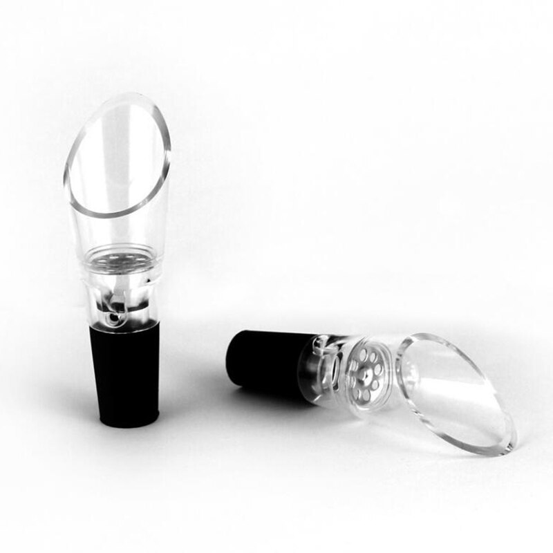 1 Uds. Aireador de vino tinto, tapón decantador de vino líquido de varios agujeros, herramienta para botellas de goma, accesorios de cocina y bar