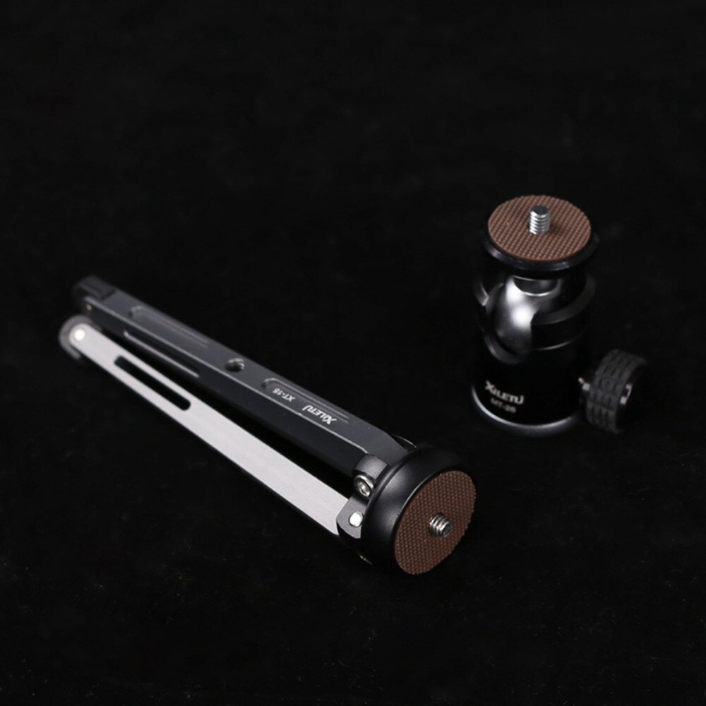 Ulanzi Xiletu Mini Aluminium Statief Monopod Flexibele Camera Houder W 360 ° Gedraaid Balhoofd Voor Canon Nikon Sony Dslr camera