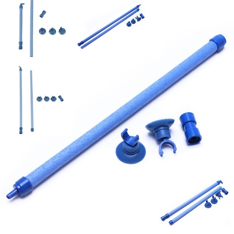 Fish Tank Aquarium Air Stone Bubble Wall Aeration Tube Oxygen Pump Diffuser
