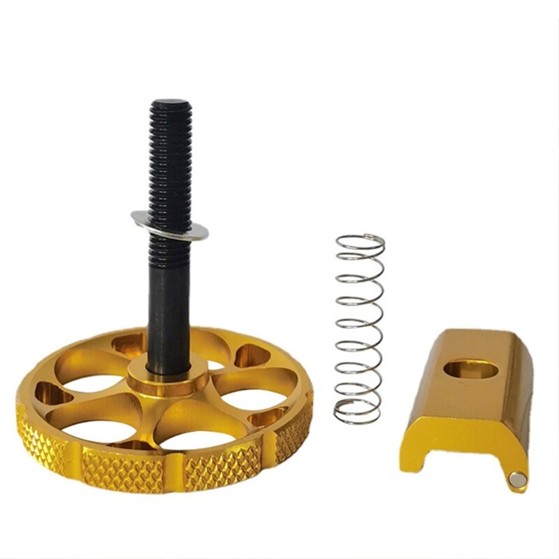 Magnetic Hinge Clamp Plate for Brompton, Anodized Button,Black Gold Red Silver Titanium,Diamond Grade G99D