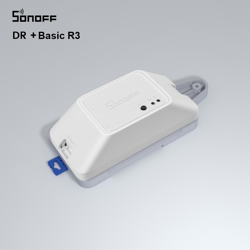 Itead Sonoff Dr Din Rail Lade Verstelbare Gemonteerd Rail Case Houder Gemonteerd Verstelbare Voor Sonoff Basic Rf Dual PowR2 TH10 TH16