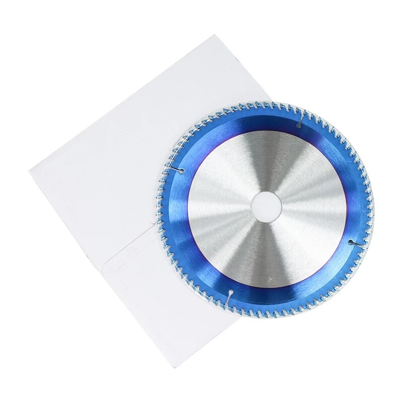 1pc 210 250 255 300mm Circular Saw Blade Nano Blue Coated TCT Saw Blade 24T 28T 40T 80T Carbide Wood Cutting Disc