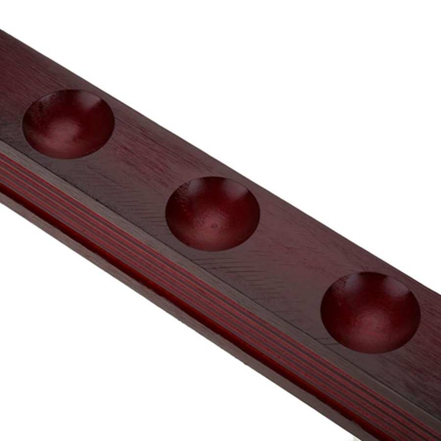 Pool cue rack 1 set 40cm 6 clip trä cue wall rack monterad biljard biljard snooker stick hållare rack för snooker tillbehör