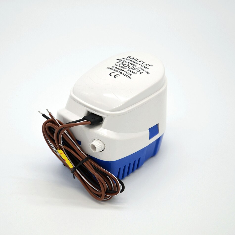 Dc12v/24v automatisk lensepumpe 750 gph auto nedsenkbar båt vannpumpe, elektrisk pumpe til båt tilbehør marin
