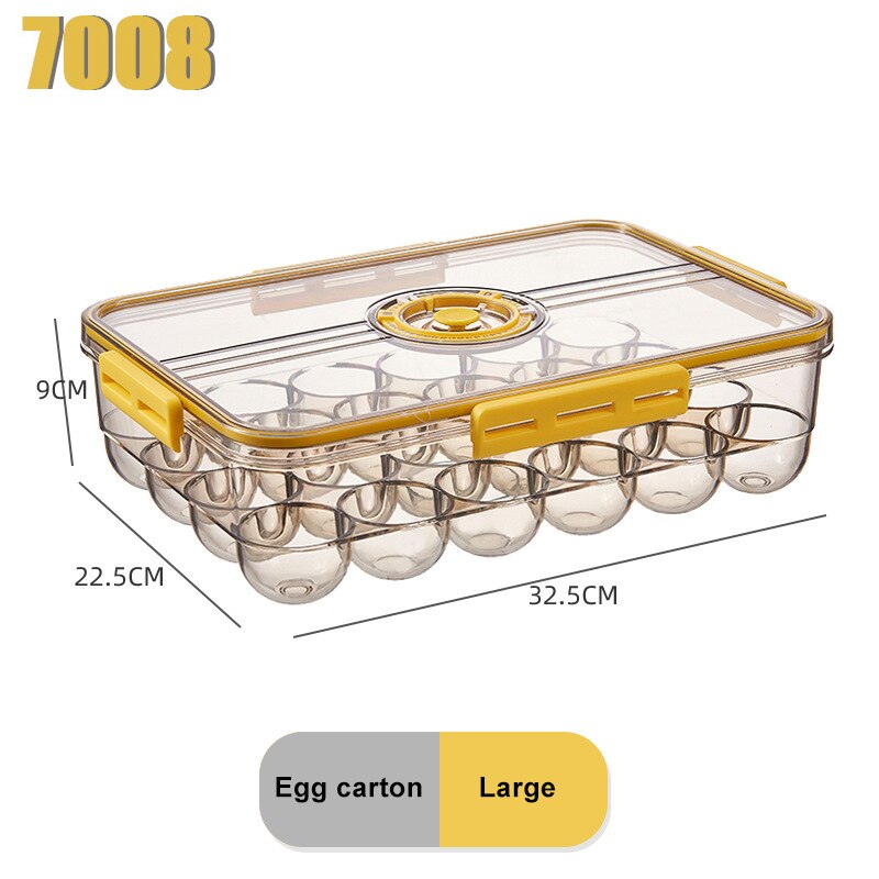 Refrigerator Storage Box Pet Plastic Transparent Thickened Frozen Drain Fresh-keeping Box Special Finishing For Refrigerator: 14