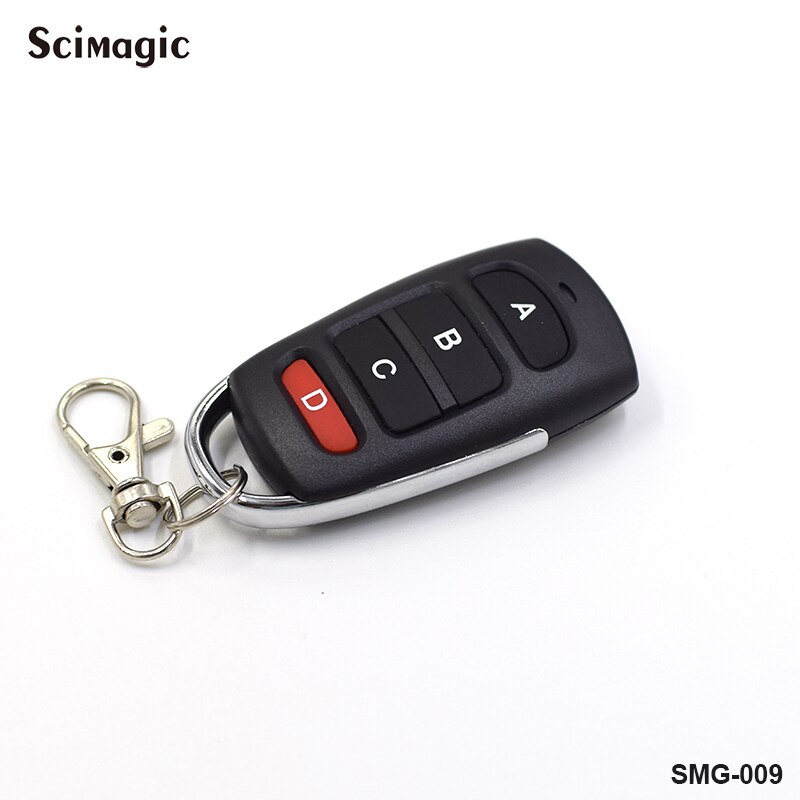 Newest 4 Key Buttons Garage Gate Door Remote Control 433MHZ Auto Pair Copy Remote Garage Door Opener Remote Control Duplicator