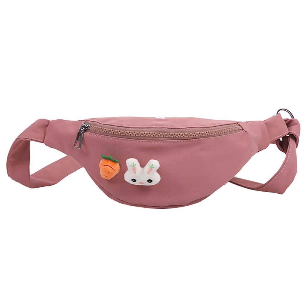 Adorável Coelho Nylon Saco Da Cintura do Esporte Da Forma das mulheres Sacos de Ombro No Peito многофункциональная сумка сумка кожаная женская