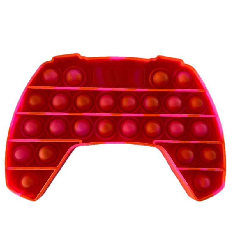 Push Up Bubble Kids Simple Dimple Fidget Toy Adult Antistress Hand Gamepad Push Pop Bubbles Sensory Toys Children Autism: 7red
