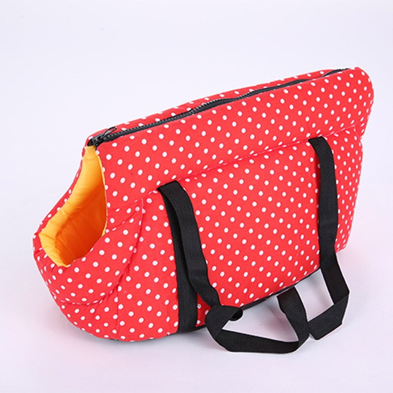 Pet Cat Carrier Hond Rugzak Gezellige Zachte Puppy Hond Zakken Outdoor Wandelen Reizen Puppy Zak Chihuahua Schouder Carrier Pet Producten: Red / 40x25x28 cm