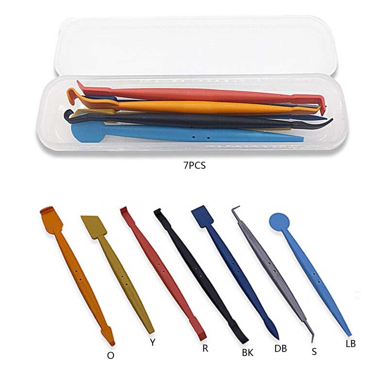 Car Wrap Stick Magnet Micro Squeegee with Wrap Slip Cut Clipper Different Hardness Vinyl Wrap Film Tool