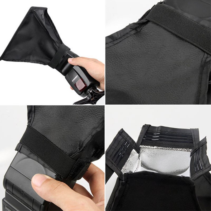 15cm x 17cm 20cm x 30cm flash externo softbox mini difusores 15x17 20x30