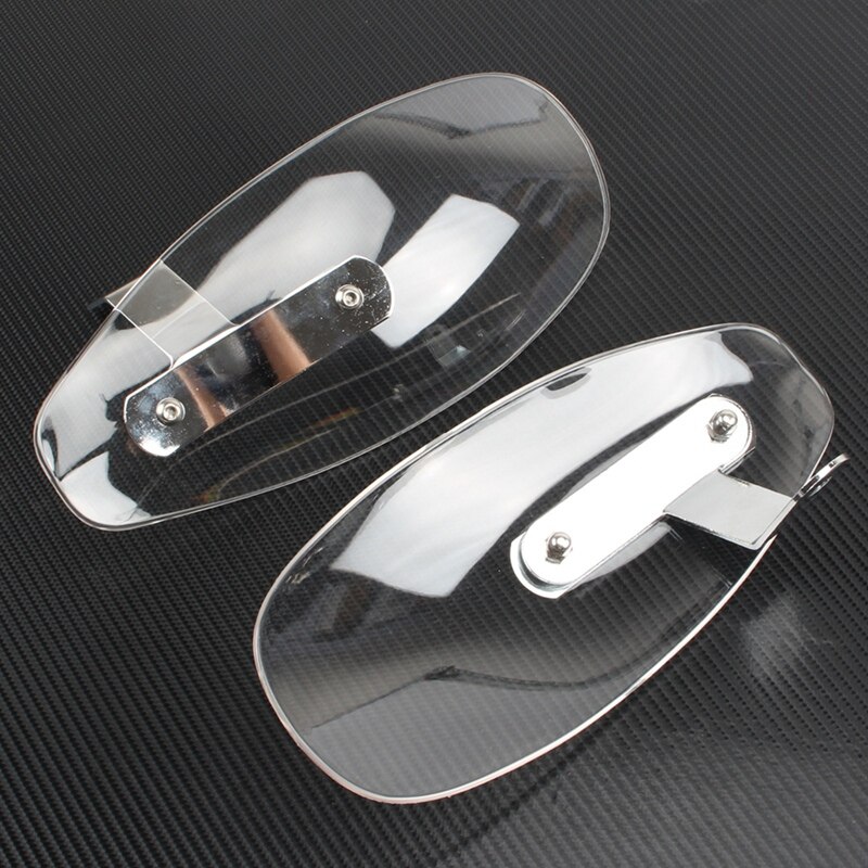 Clear Motorcycle Hand Guard Wind Deflector Protector Shield Voor Cruiser