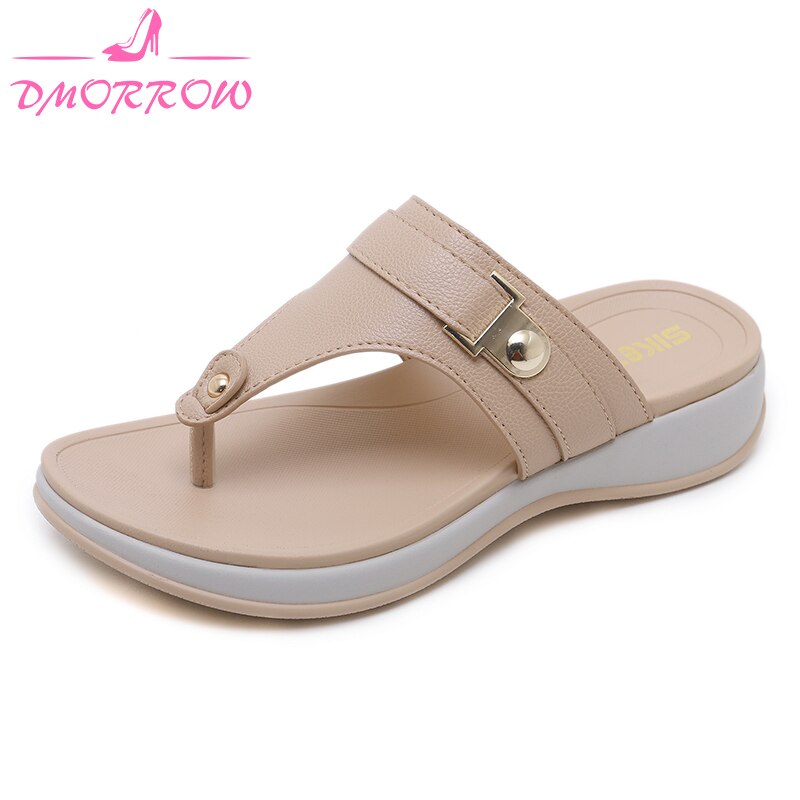 Jandals Wedges Ethnic Women's Slippers Comfortable Women's Summer Shoes