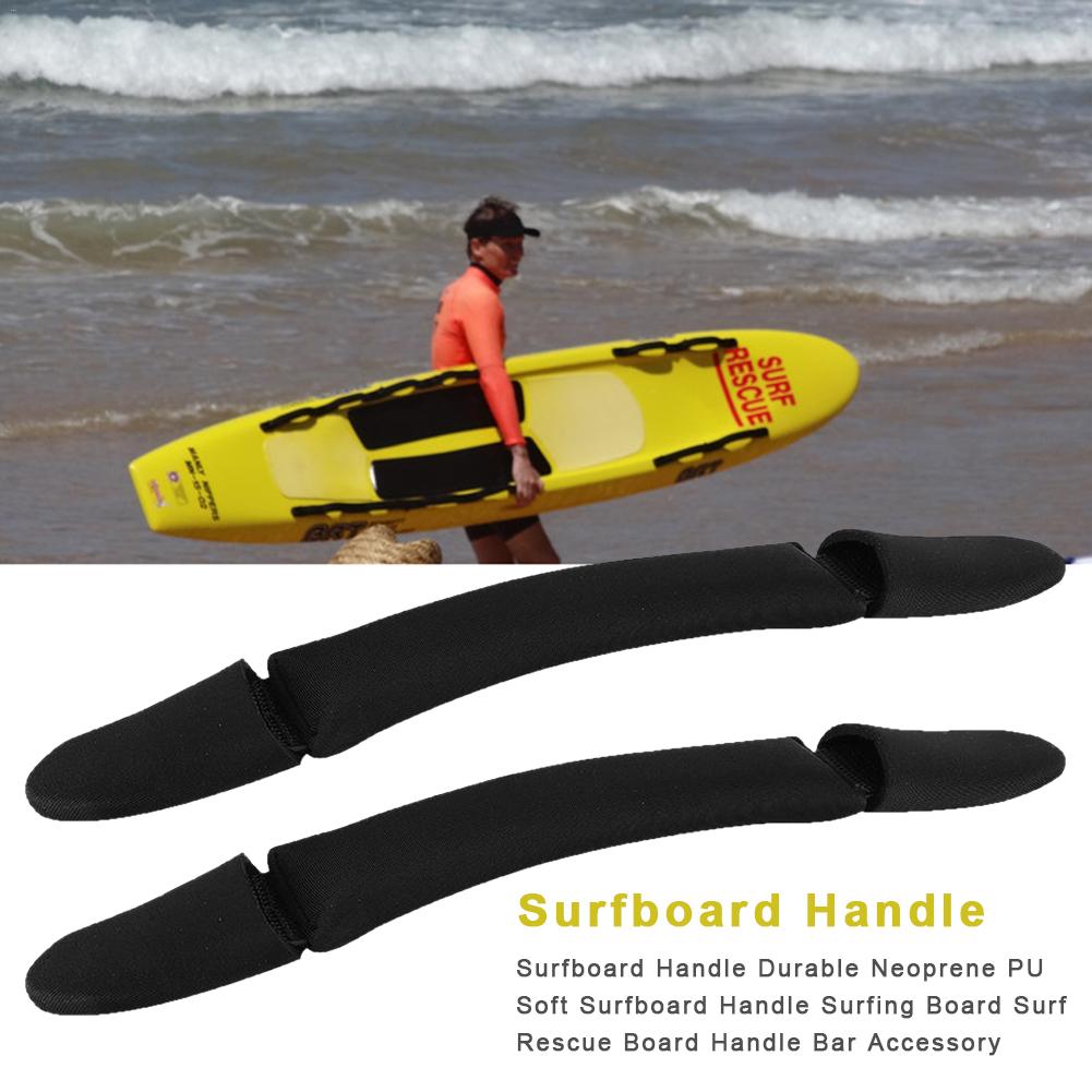 2 uds. De mango de tabla de Surf, de neopreno duradero, de PU, suave, tabla de Surf, tabla de salvamento
