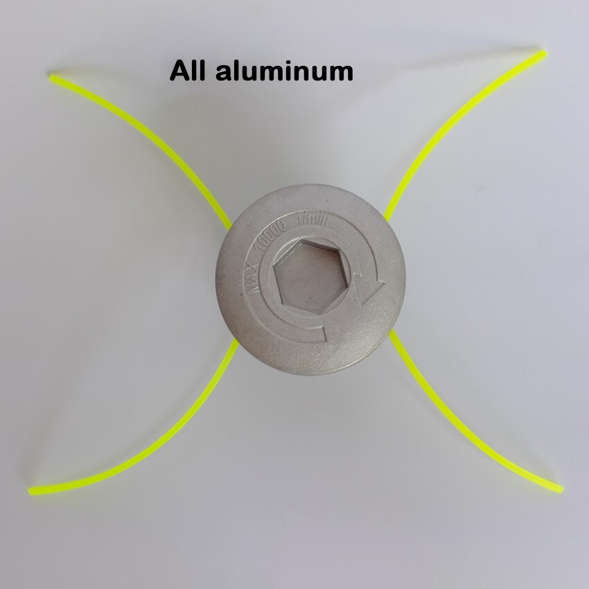 Aluminum Grass Trimmer Head Brush Cutter Head Lawn Mower Accessories Cutting Line Head For Strimmer Replacement: All aluminum
