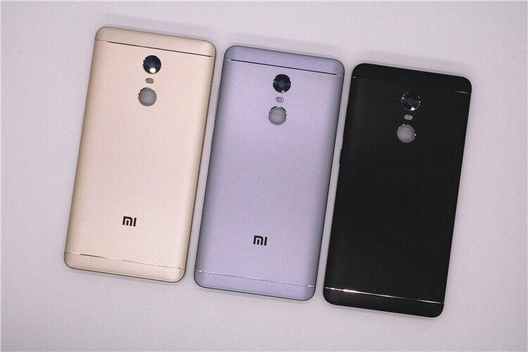 Spare Parts Back Battery Cover For Xiaomi Redmi Note 4X 32GB(Snapdragon 625) Side Buttons + Camera Flash Lens Replacement