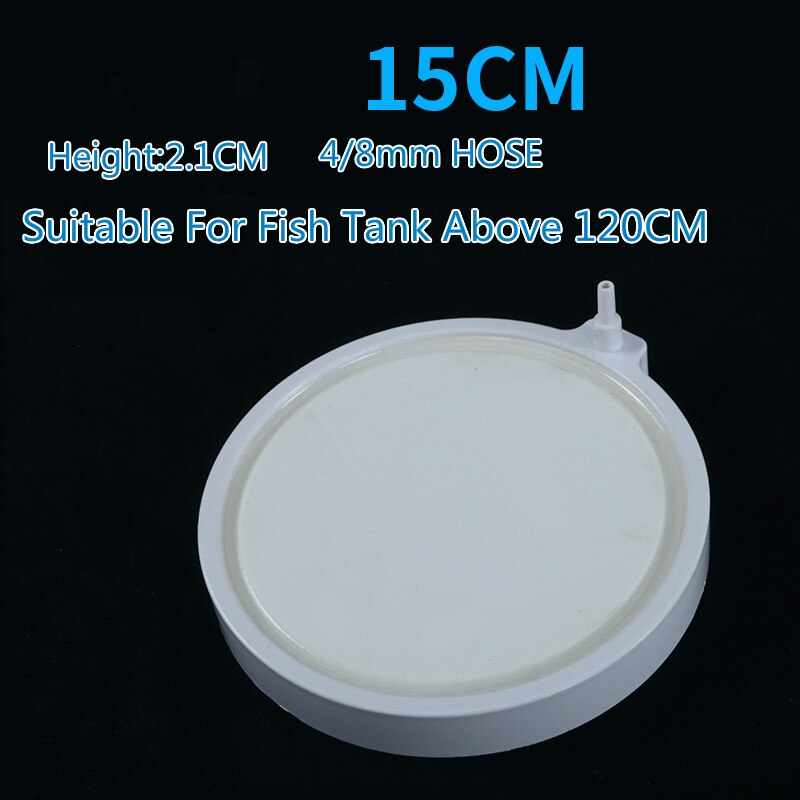 Aquarium Nano Air Plate Stone Silent Oxygen Plate Soapstone Aeration Tube Aeration Plate Micropore Oxygenation Accessories Tank: 15CM