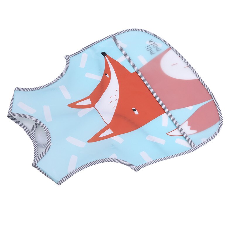 Baby slabbers eva waterdichte voedingsslabbetjes cartoon dierenprint voedingsdoek mouwloos kinder baby schort babador bandana