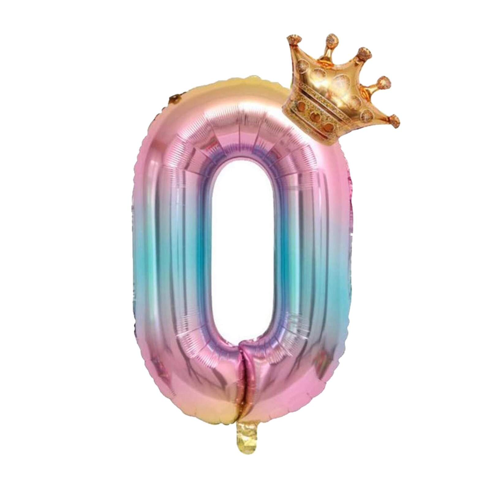 Digital Crown Number Balloon 32" Party Decoration Wedding Decor Self sealing