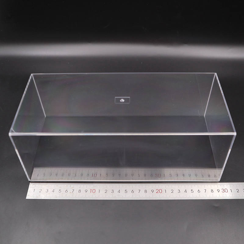 Model Auto Acryl Case Transparant Stofdicht Met Black Base 1/64 1/43 1/32 1/18 1/24 Schaal Display Box: 29cmx13cmx11cm