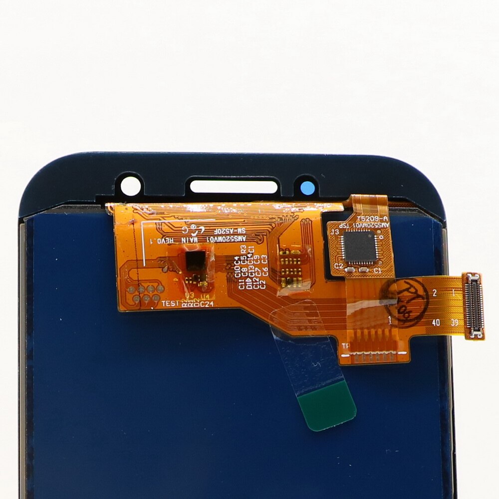 Pantalla LCD para Samsung Galaxy A5 , A520F, SM-A520F, A520, montaje de digitalizador con abrillantadores ajustables con marco