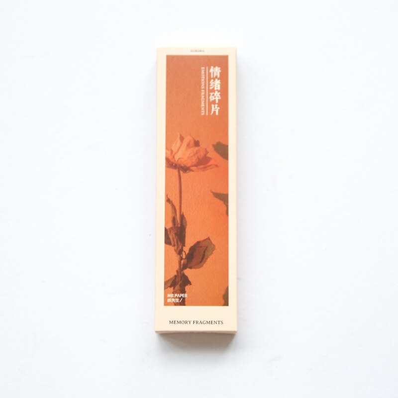 30 Pieces/Set Warm Series Paper Bookmarks DIY Basic Decoration Book Reading Bookmark Student School Office Stationery