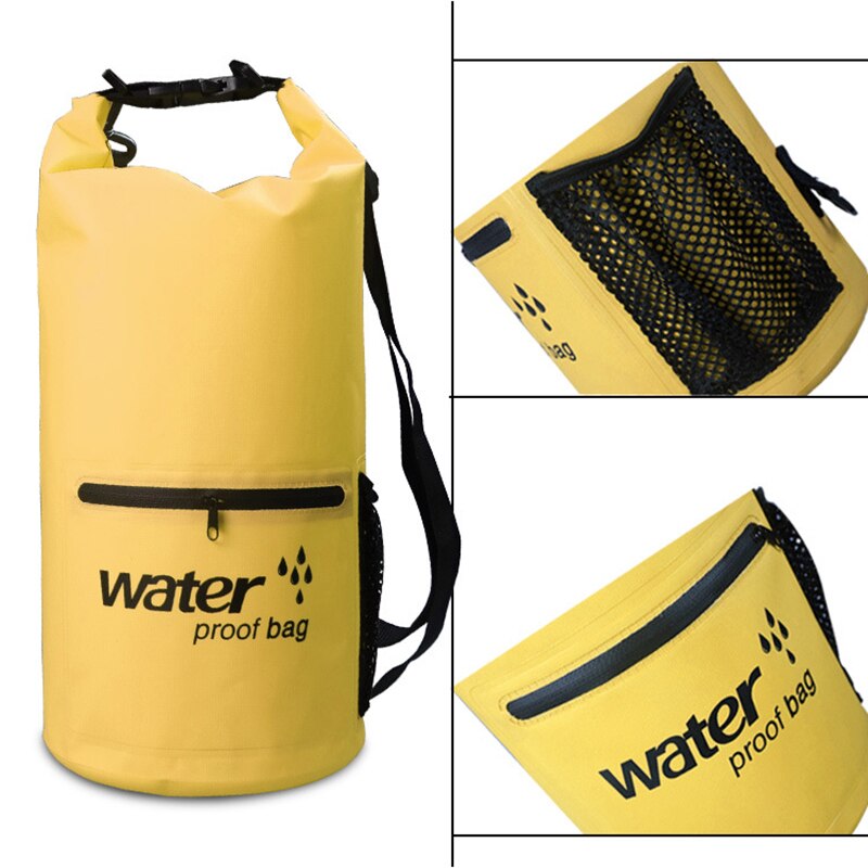 10L 20L natation sac étanche stockage sac sec sac pour canoë Kayak Rafting sacs de Sport en plein air Kit de voyage équipement