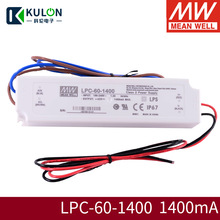Meanwell LPC-60 90-265VAC Naar Dc Constante Stroom IP67 Led Externe Driver Voor Led Licht 1050mA 1400mA 1750mA 48V 42V 34V Cb Ce