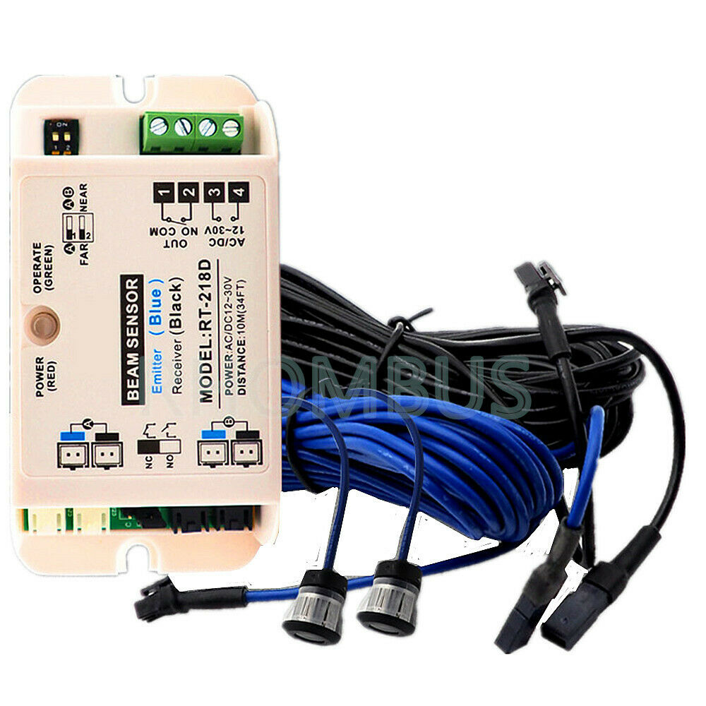 Safety Photoelectric double Beam Sensor Detector f/Auto-Door Control/Safety Beam sensor