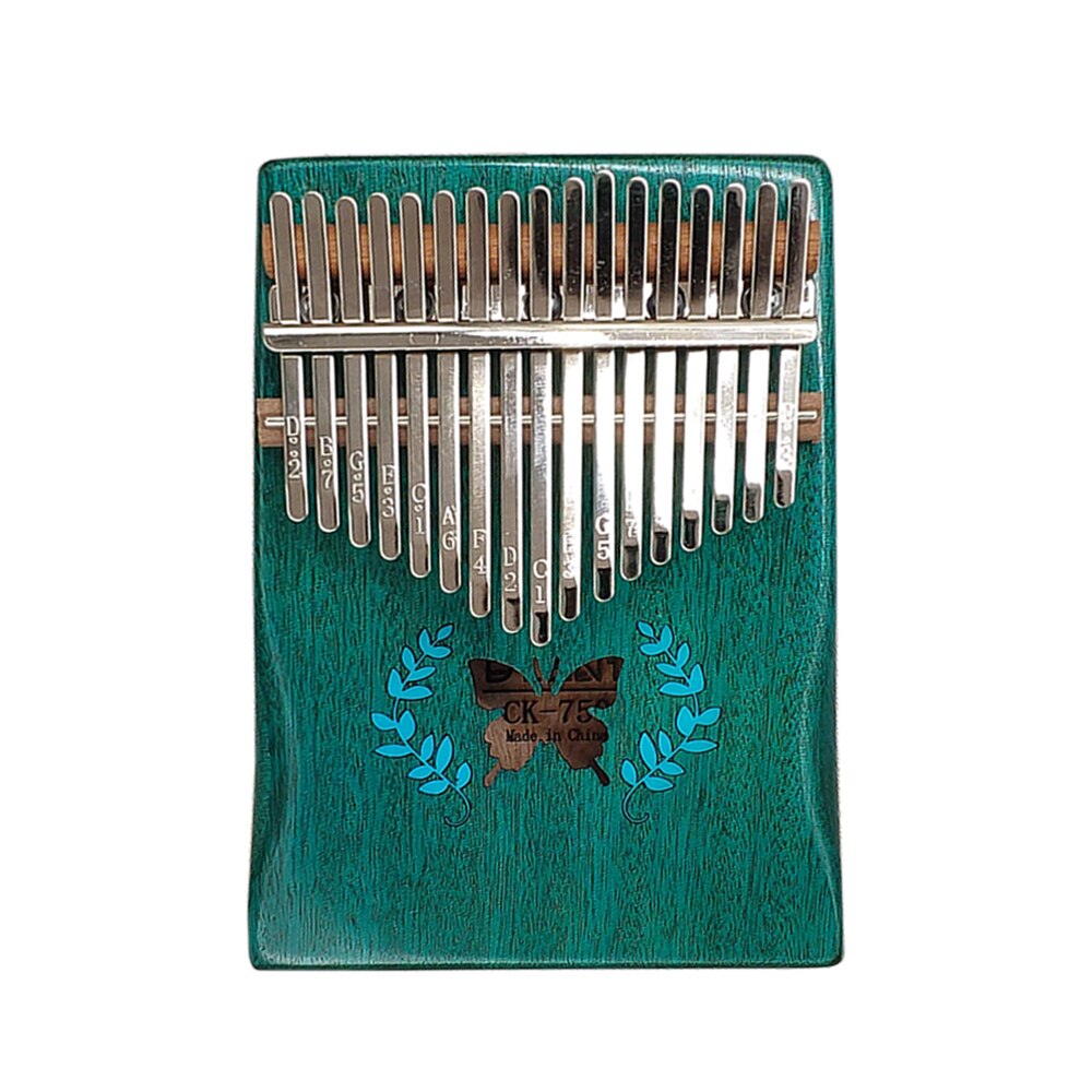 Kalimba Mbira Thumb Finger Piano Portable 17 Keys Solid Wood Musical Instrument for Music Lovers Beginners Thumb Piano