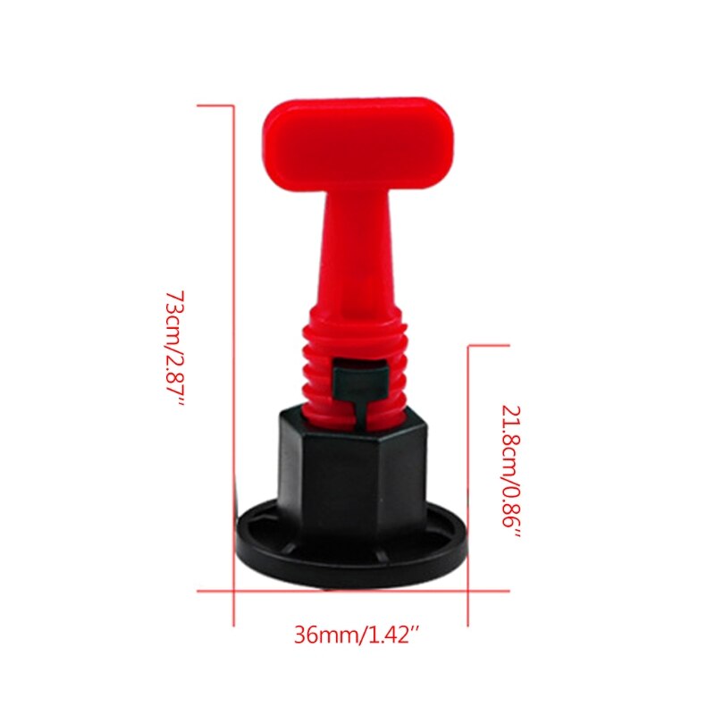 The PP Material Ceramic Tile Spacer Tile Leveling System Kit Wall Building Construction Ceramic Tile Installation Tool