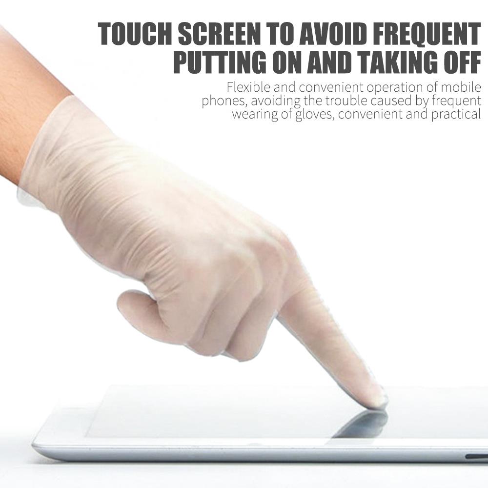 100PCS Nitrile Gloves Latex PVC Disposable Gloves Puncture Resistant Household Latex Gloves Hand Protection Glove guanti monouso