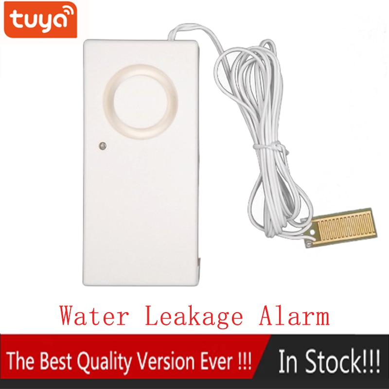 Alarm Water Leakage Alarm Detector SmartHome Independent Water Leak Sensor Detection Flood Alert Overflow Security Alarm System