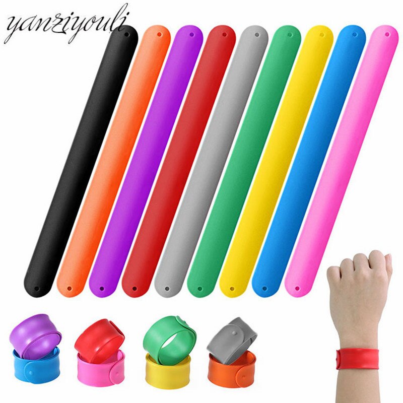 Kid Children Girl Boy Star Printing Colorful Unicorn Wristband Flexible Wrap Slap Bracelet Animal Enfant Bangle Women Men