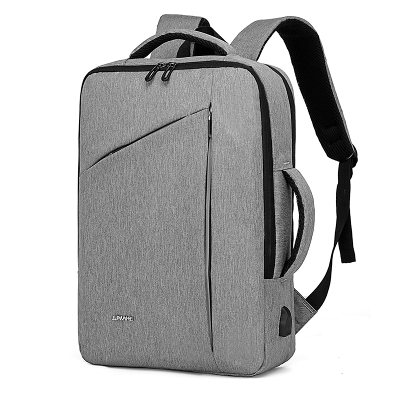 Backpack Bag Waterproof Black Male Men Solid Soft Handle Zhuo Computer Interlayer,cell Phone Pocket Oxford Air Cushion