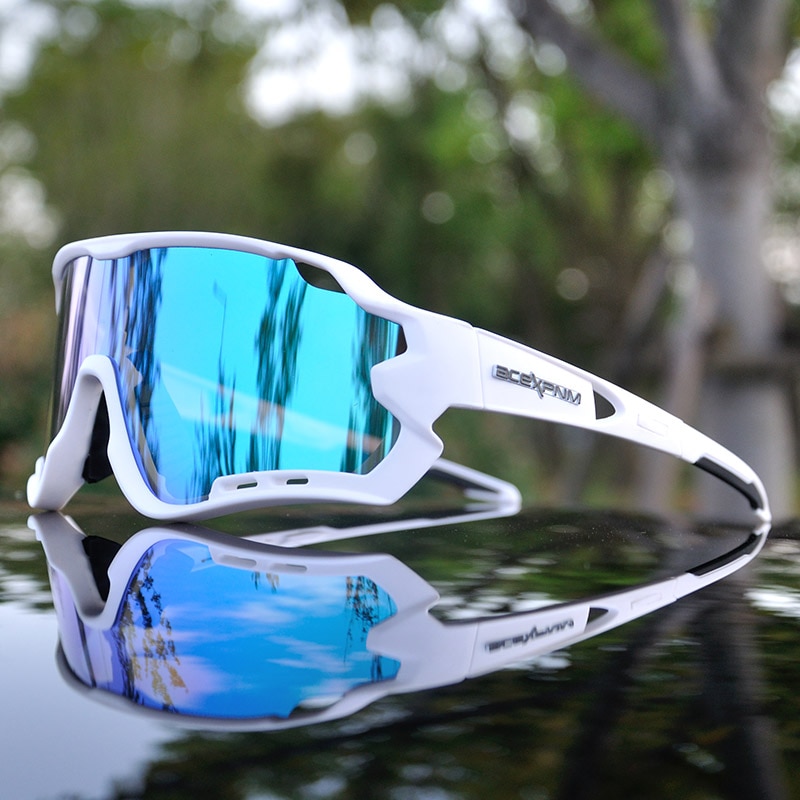 ACEXPNM Gepolariseerde Fietsen Bril Mountainbike Fietsen Goggles Outdoor Sport Fietsen Zonnebril UV400 Eyewear 4 Lens