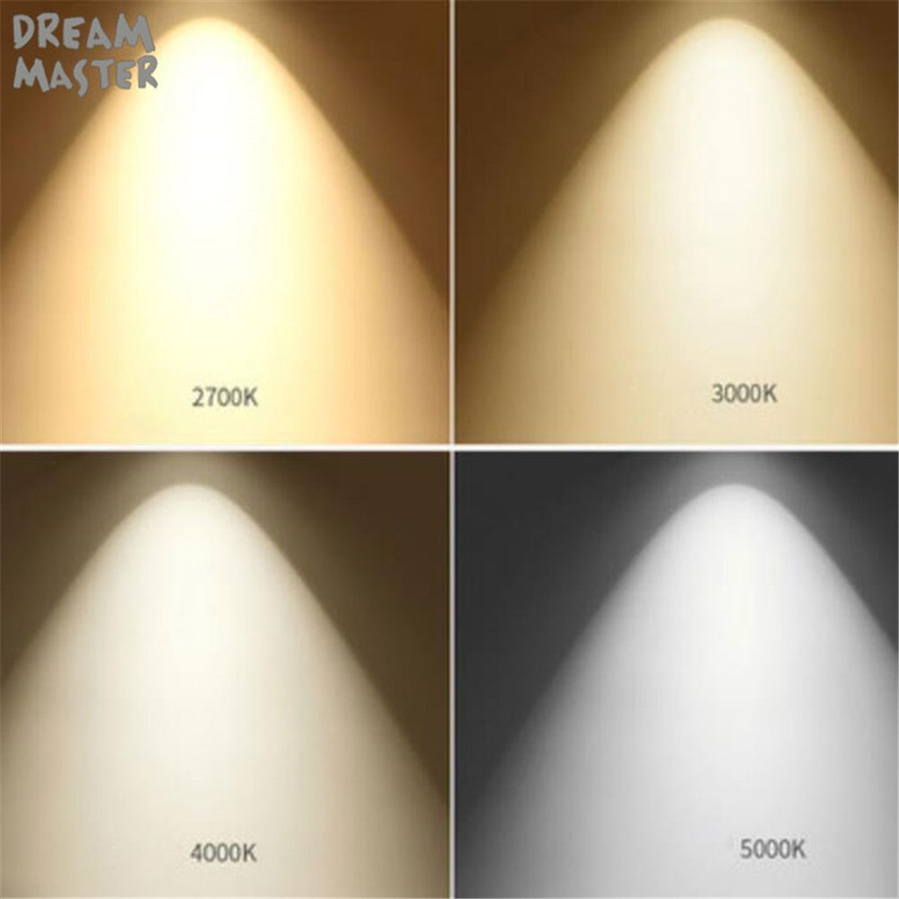 Opvouwbare 12W Cree led spoor licht, zwart wit, 3000K 4000K 5000K rail lamp, surface mount plafond spotlight industriële downlighters