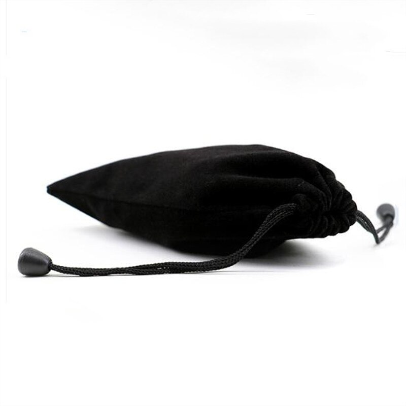 2pcs Dice Bag Dedicated Dice Bag Black Flannel Bag Protection Bag Jewelry Drawstring Package Board Games