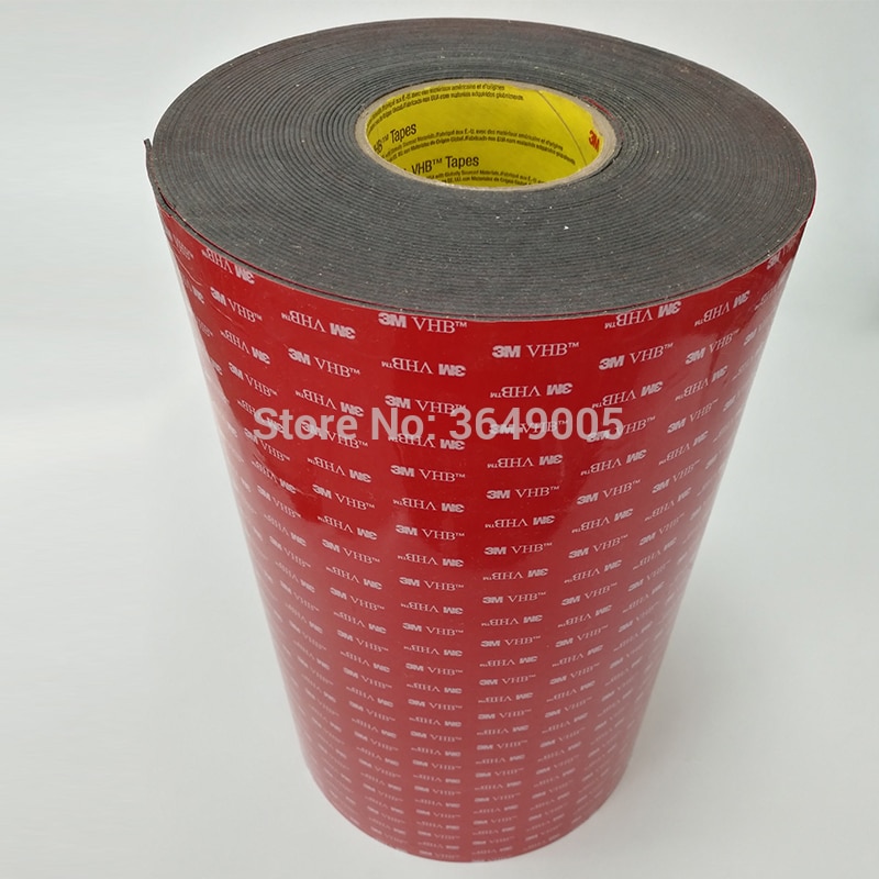 Dicke 1,55mm gestanzte Breite8 ~ 30mm 3 mt 5962 Doppelseitige Druck Empfindliche klebstoff wasserdicht Acryl Schaum Band