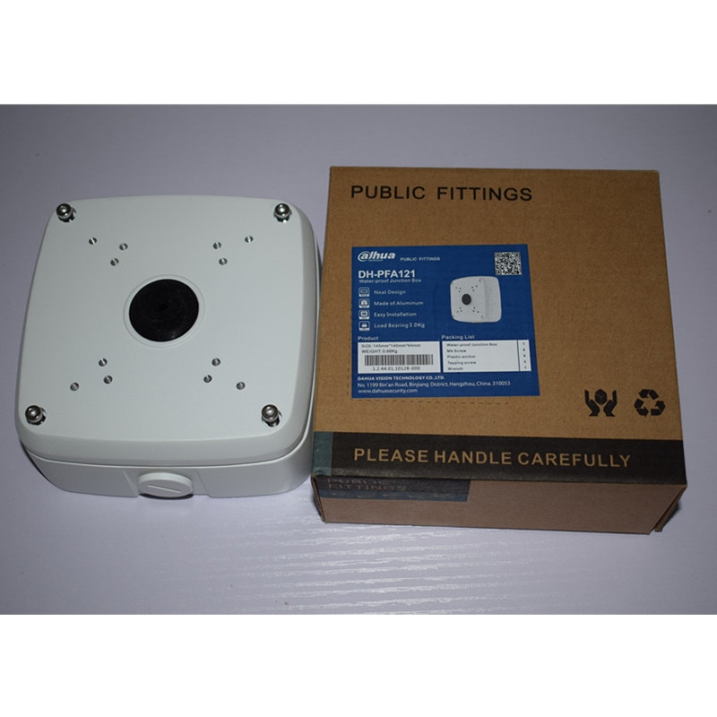 Originele dahua ip bullet camera beugels aansluitdoos pfa 121 cctv accessoires camerabevestiging aluminium materiaal