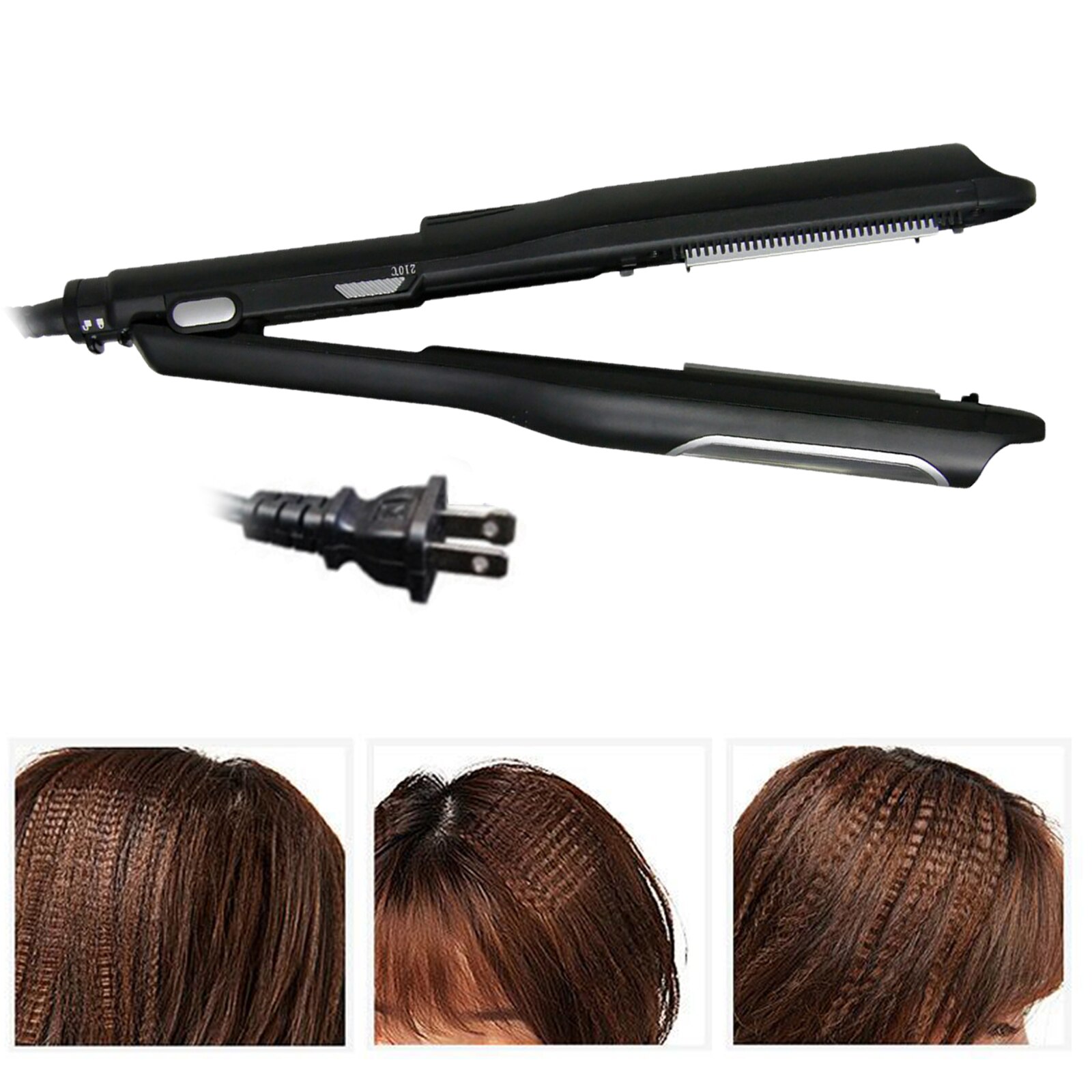 Piastra per capelli professionale per arricciacapelli con ferro arricciacapelli automatico con indicatore di funzionamento a LED per tutti i tipi di capelli