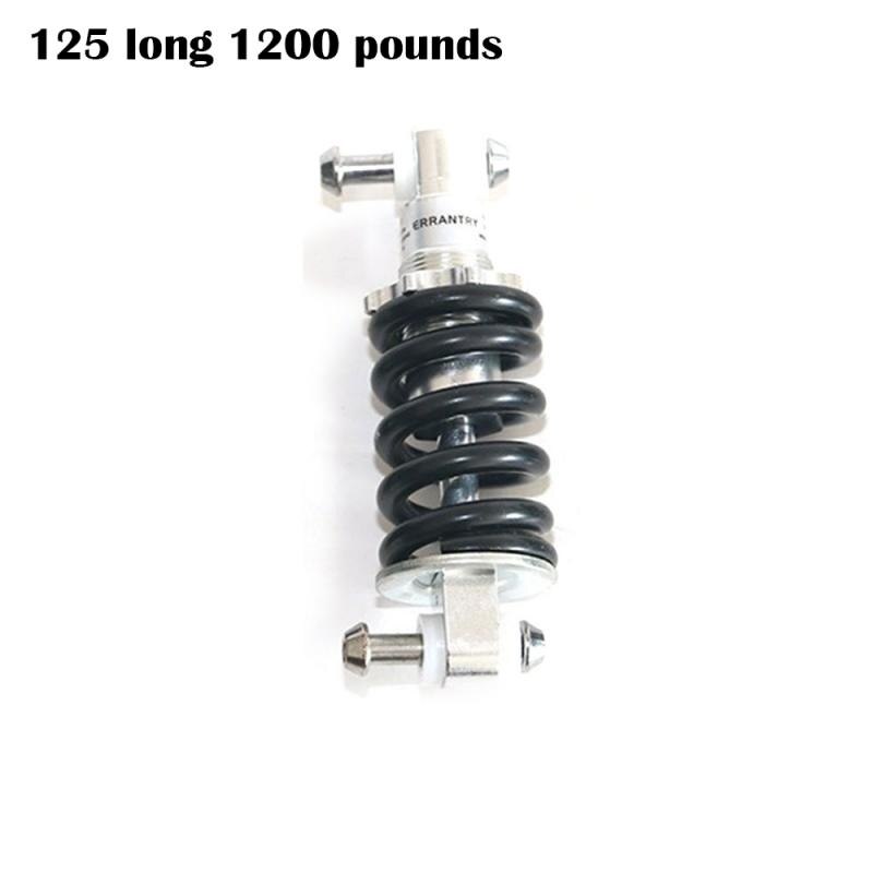 Accesorios de suspensión trasera para ciclismo, piezas de amortiguación plegables para el hogar, amortiguador de aleación para bicicleta de montar en bicicleta de 100/125/150mm: 125 long 1200 pounds