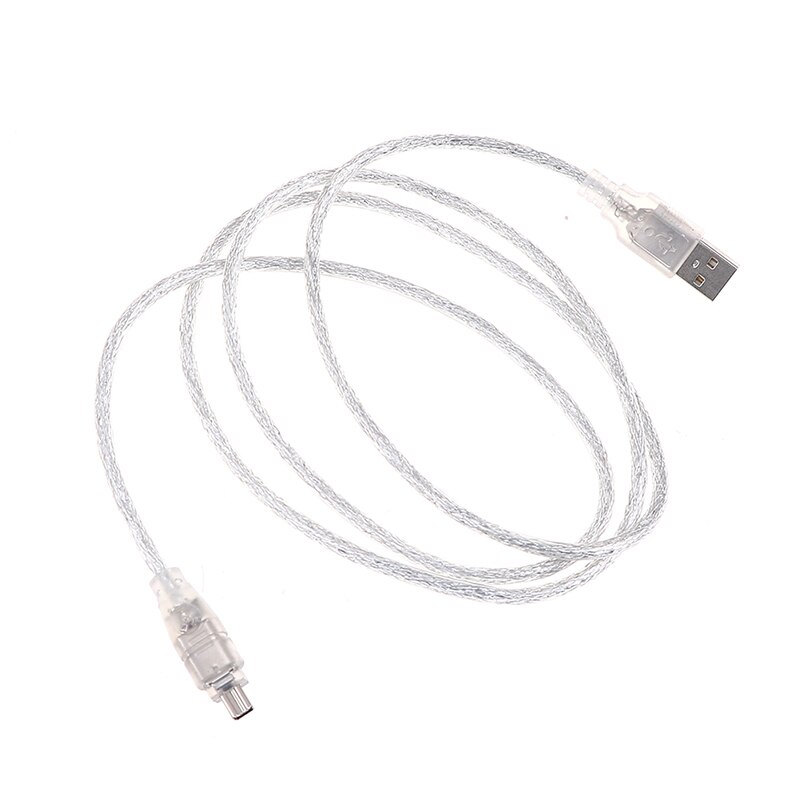 5ft 120cm Usb To Firewire IEEE 1394 4 Pin For Ilink Adapter Cable For Camera USB 2.0 male to firewire iEEE-1394 4-pin male cable