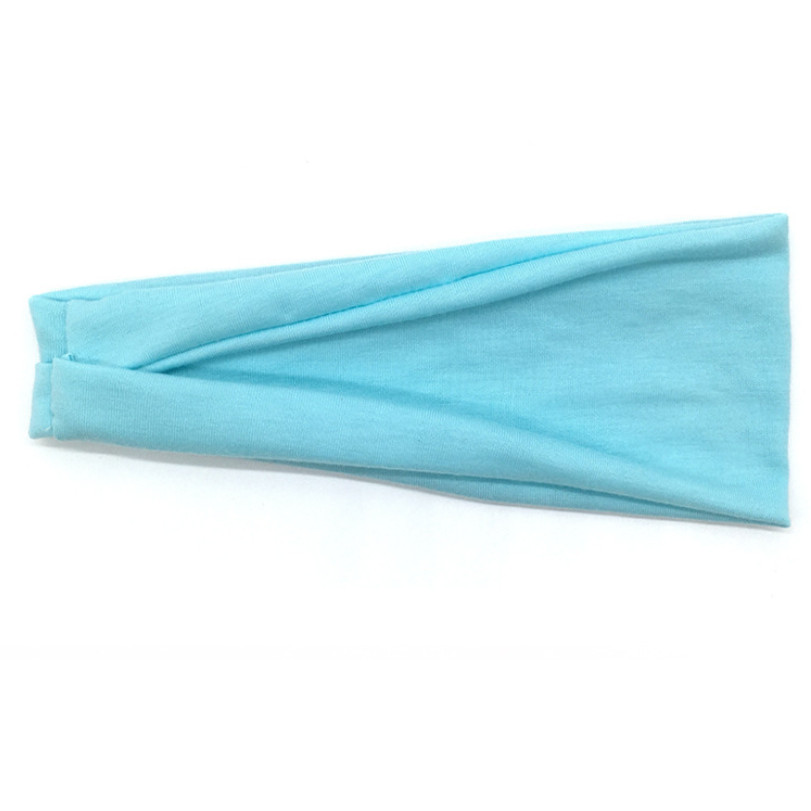 Banda para la cabeza de algodón para mujer, bandas para el cabello a la para mujer, turbante liso, diadema tejida torcida, accesorios para la cabeza anudados