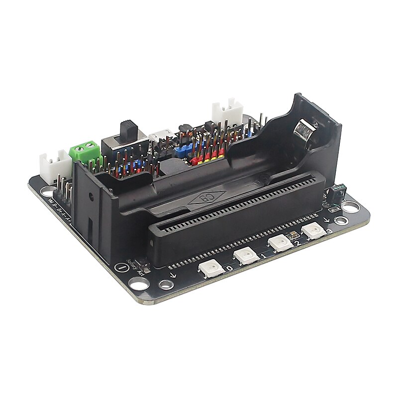 Robotbit robô placa de extensão para micro: bit drive 4-channel dc motor/motor deslizante de 2 canais para o projeto robótico